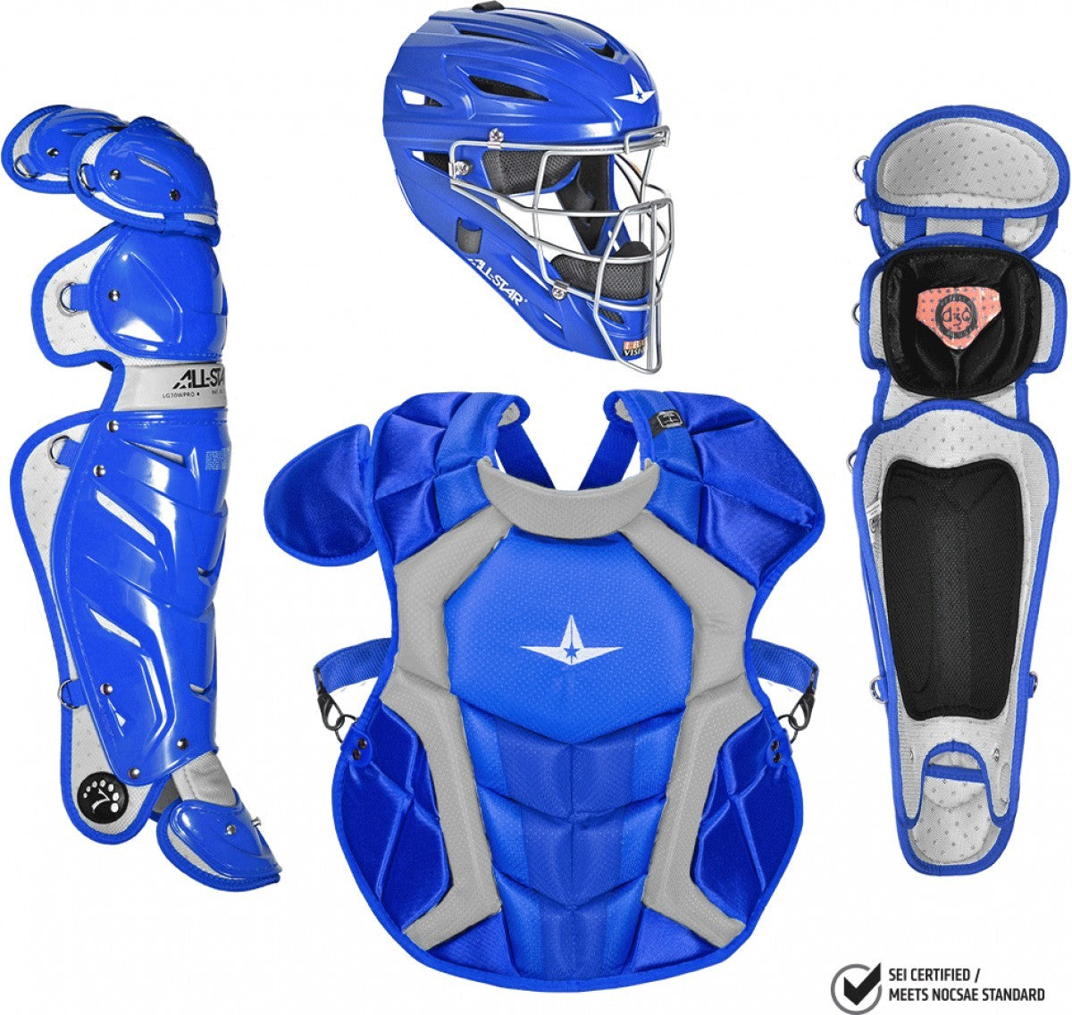All-Star Adult System7 NOCSAE Catcher's Set