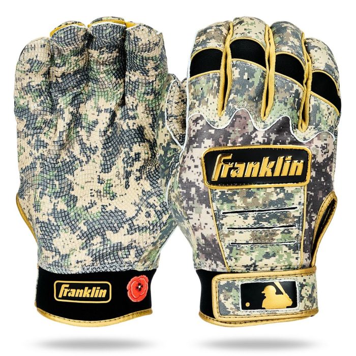 Franklin 2025 Armed Forces/Memorial Day Adult Baseball Batting Gloves