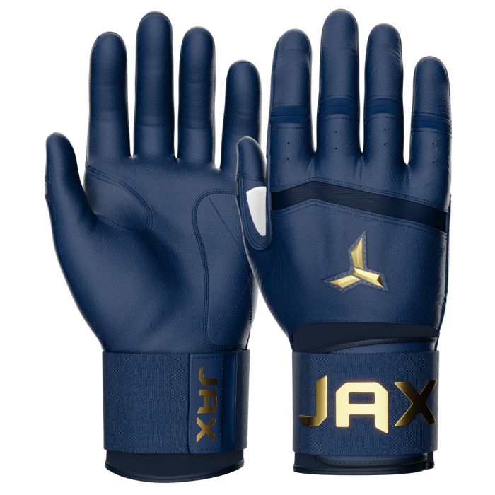 Jax Model One Webbed Right Hand Swing Batting Gloves with Strap Cuff