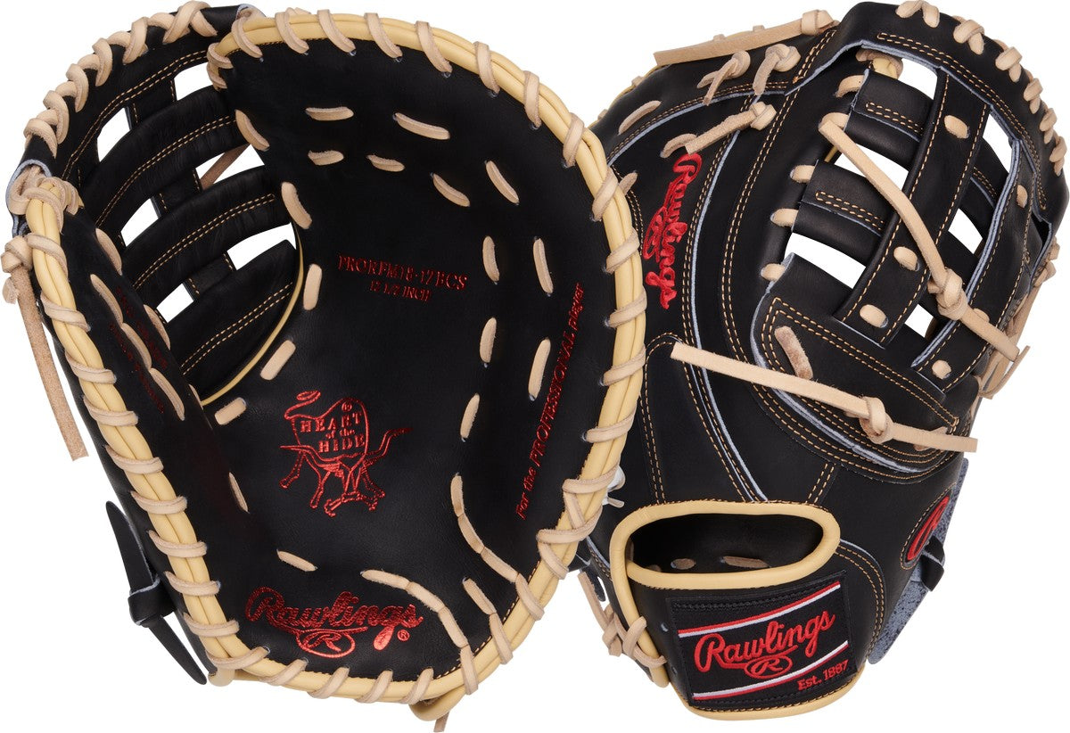 Rawlings Heart of the Hide PRORFM18-17BCS 12.5" First Base Baseball Mitt - THROWS LEFT