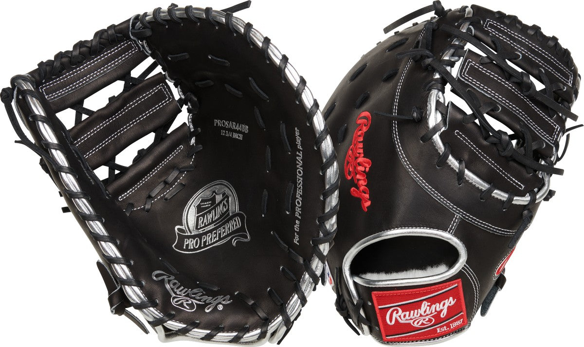 Rawlings Pro Preferred Series Rizzo RPROSAR44BB 12.75" Baseball First Base Mitt - THROWS LEFT