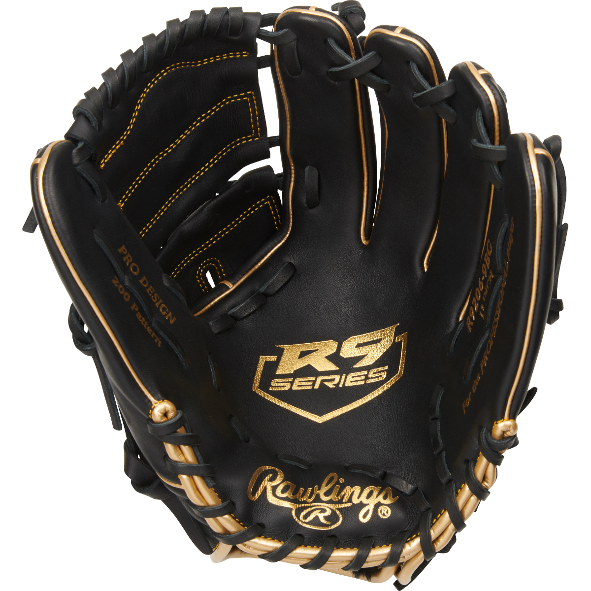 Rawlings R9 Two Piece Solid Web R92069BG 12" Baseball Fielder's Glove - THROWS RIGHT