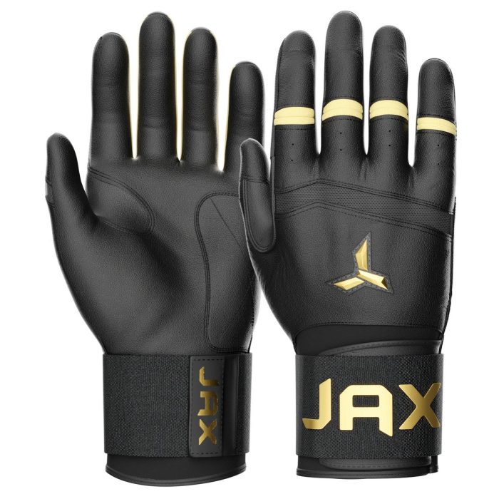 Jax Youth Model One Traditional Batting Gloves with Strap Cuff