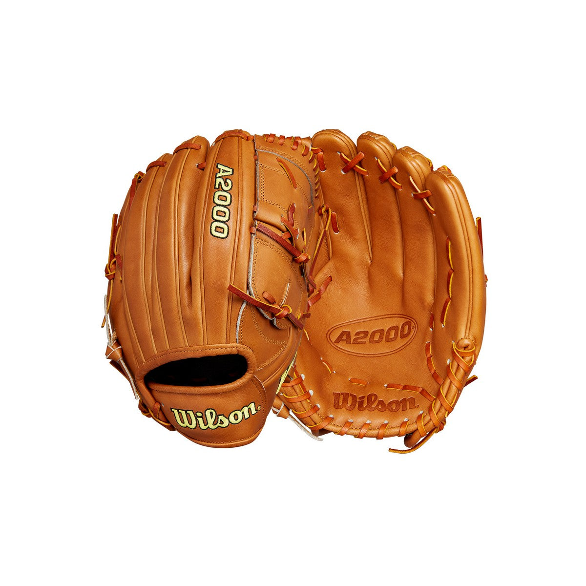 Wilson A2000 B2 Glove Day Series Saddle Tan Edition 12" Baseball Fielders Glove - THROWS LEFT