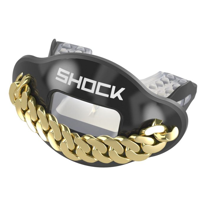 Shock Doctor Max Air Flow Chrome 3D Chain Mouthguard